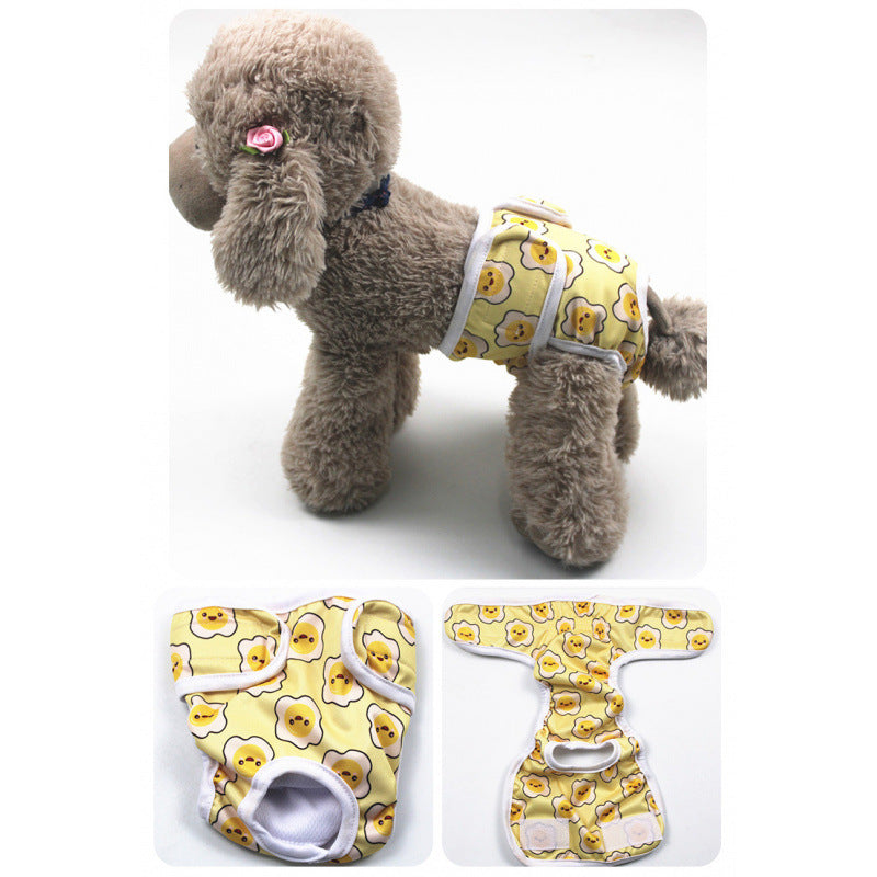 Printed Washable Dog Menstrual Pants