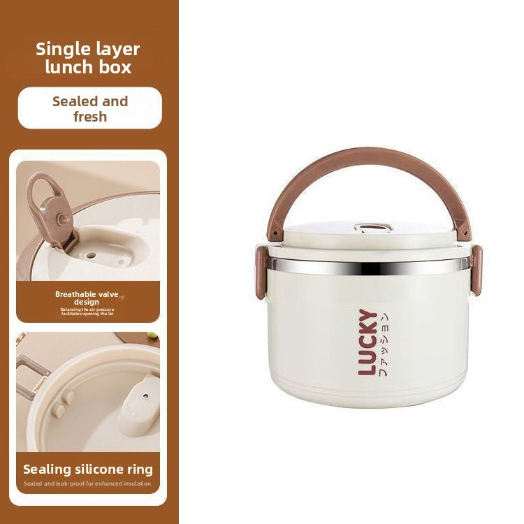 Portable sealed food container