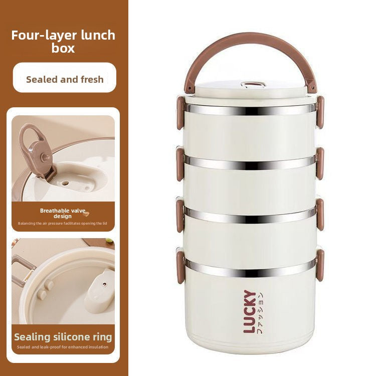 Portable sealed food container