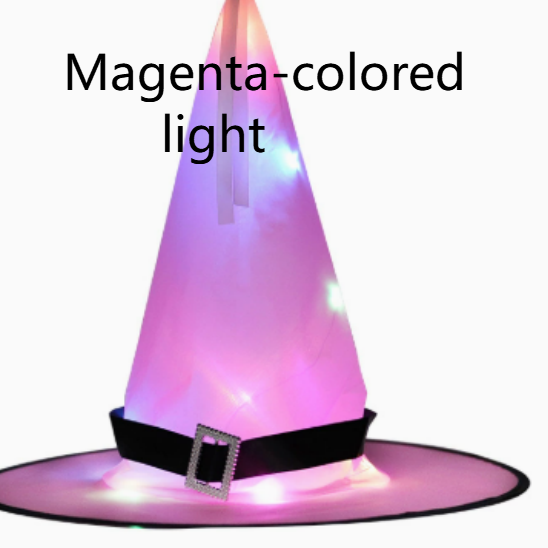 LED Luminous Witch Hat Halloween Party