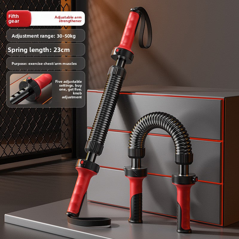 Adjustable Spring Arm Strengthener Bar for Fitness Training