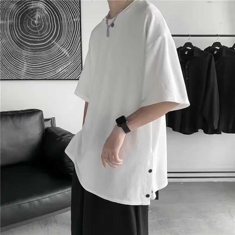 Mens Buckle Detail Short Sleeve Tshirt