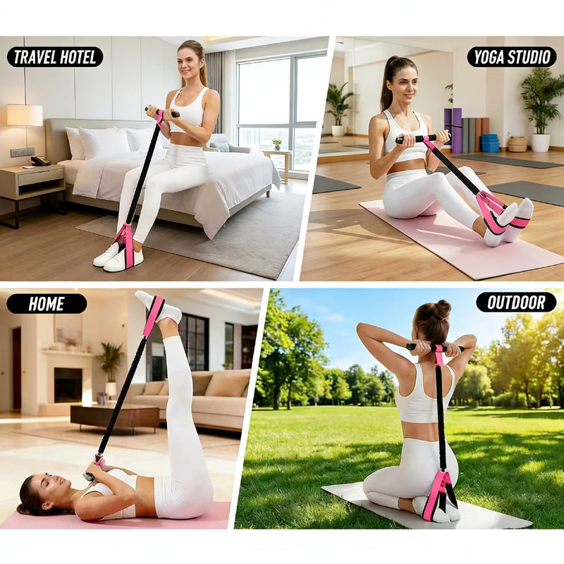 Elastic Fitness Resistance Band for Home Workouts