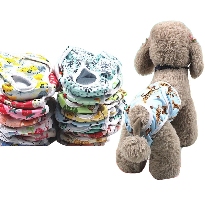 Printed Washable Dog Menstrual Pants