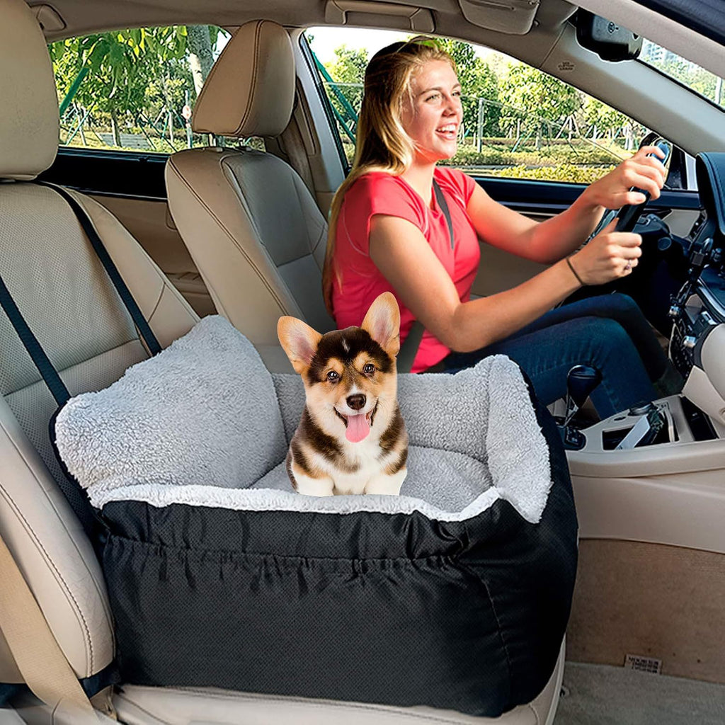 Detachable Washable Pet Car Seat Bed