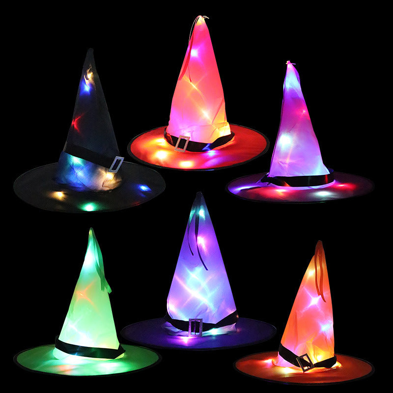 LED Luminous Witch Hat Halloween Party