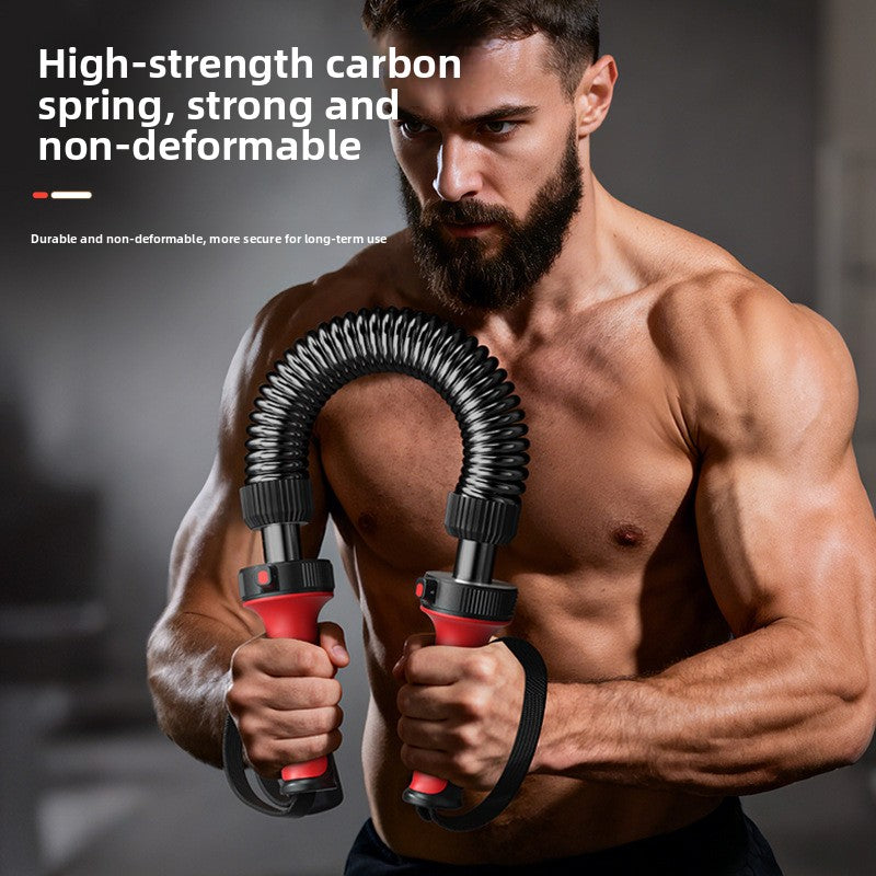 Adjustable Spring Arm Strengthener Bar for Fitness Training