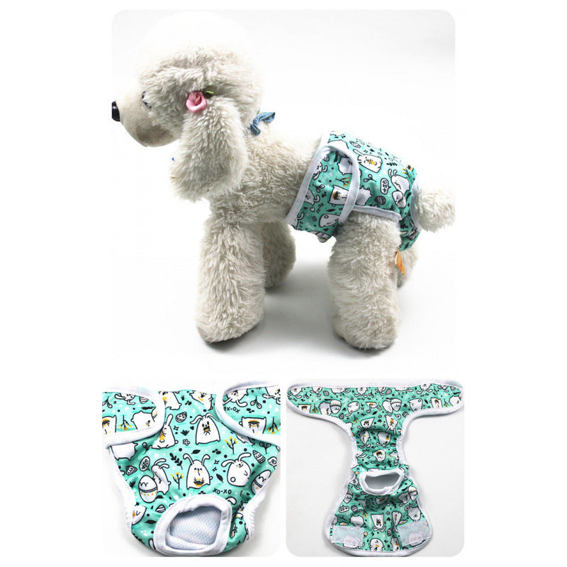 Printed Washable Dog Menstrual Pants