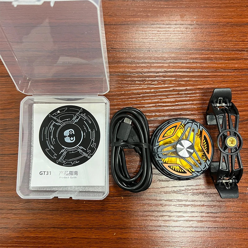 15W GT31 Mobile Cooler for Mobile Phones Magnetic Attraction Back Clip Mobile Fan