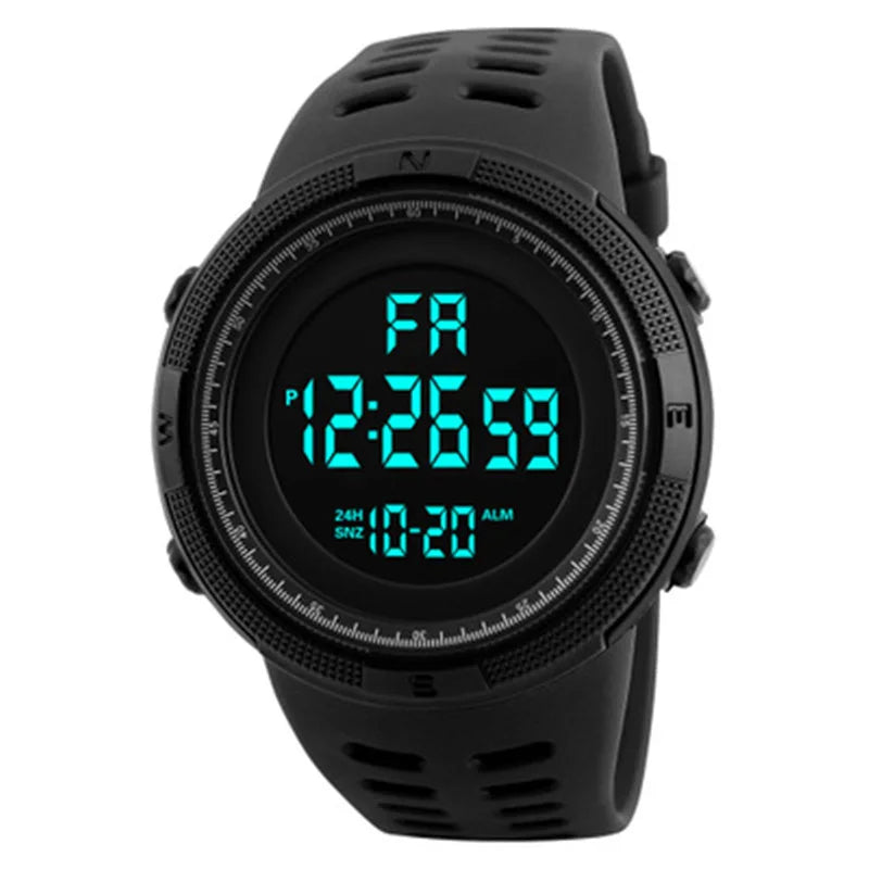 Large Dial Sports Electronic Watch, Children's Multifunctional Electronic Watch