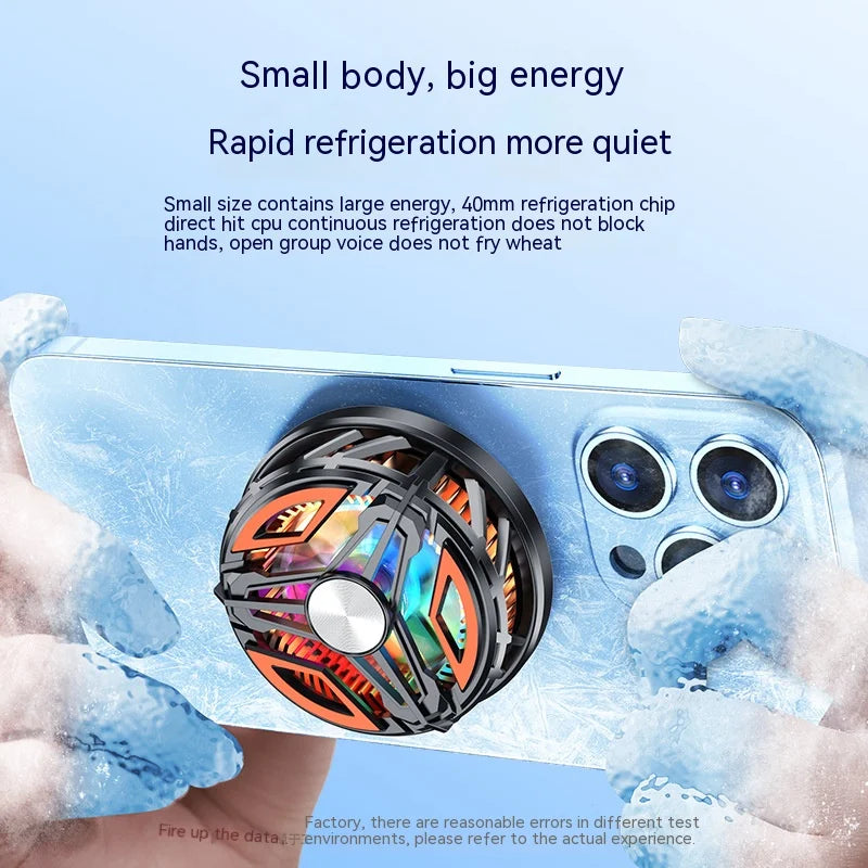 15W GT31 Mobile Cooler for Mobile Phones Magnetic Attraction Back Clip Mobile Fan