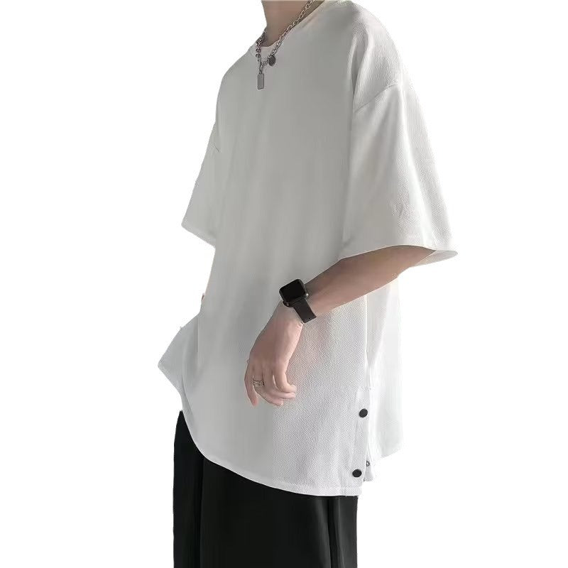 Mens Buckle Detail Short Sleeve Tshirt
