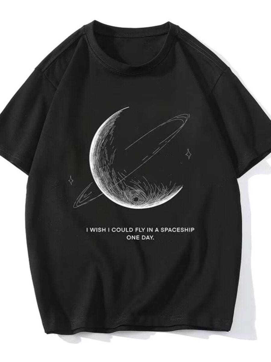 Mens Short Sleeve Tshirt Loose Fit Casual Top