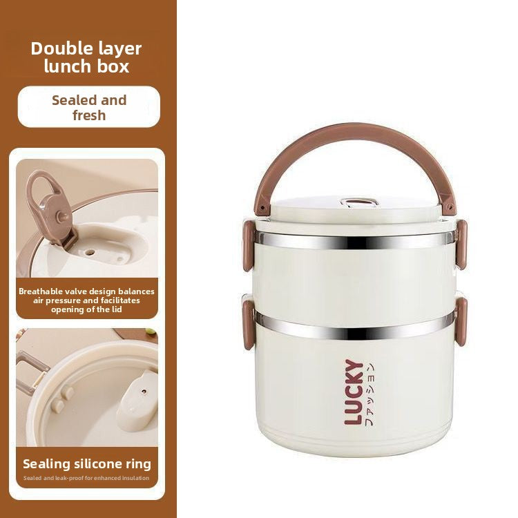 Portable sealed food container
