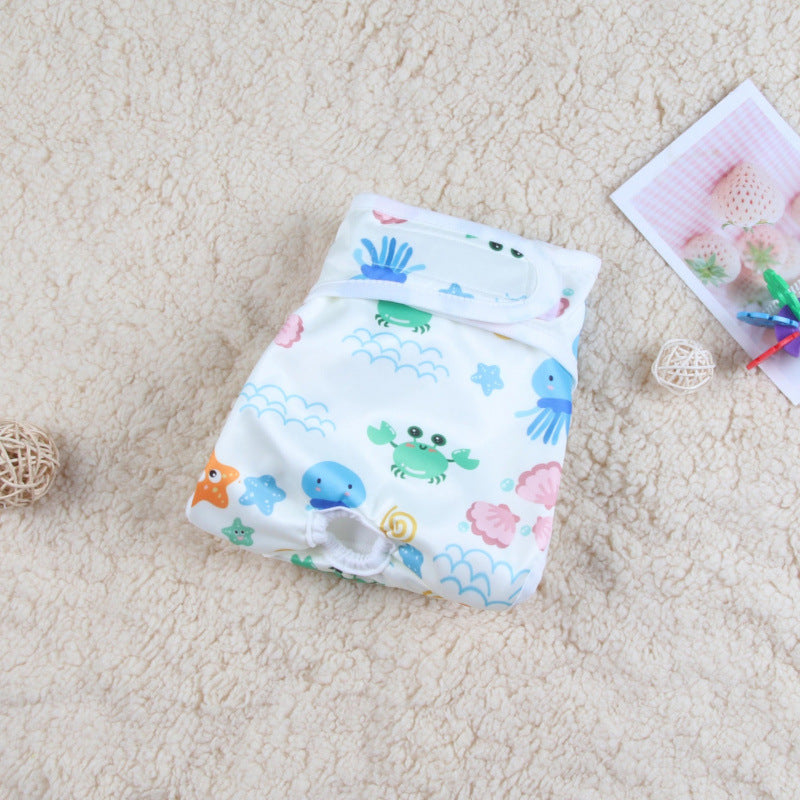 Printed Washable Dog Menstrual Pants