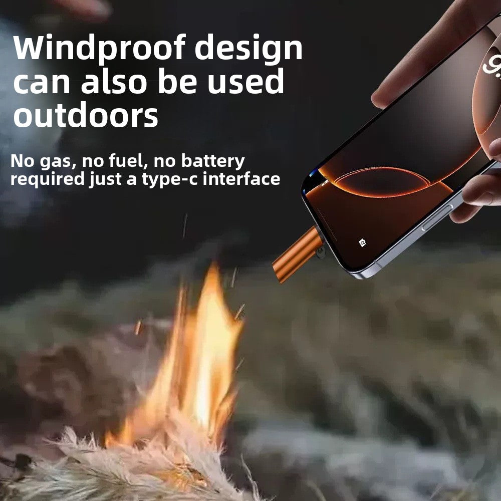 USB Type-C Portable Electronic Lighter