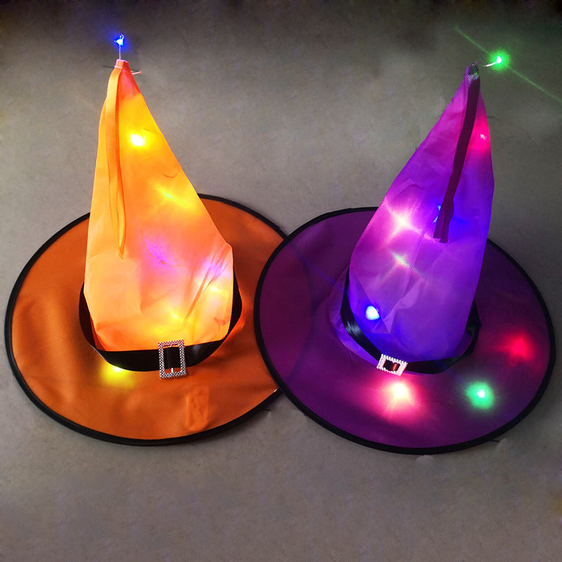 LED Luminous Witch Hat Halloween Party