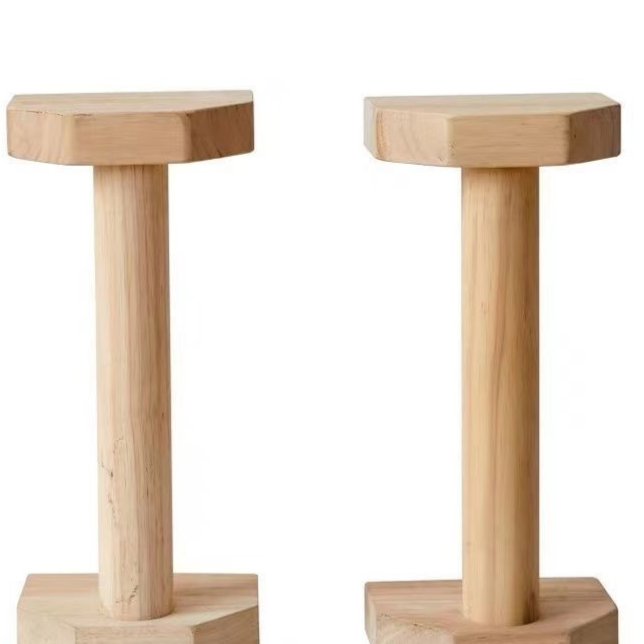 Wooden push-up stand