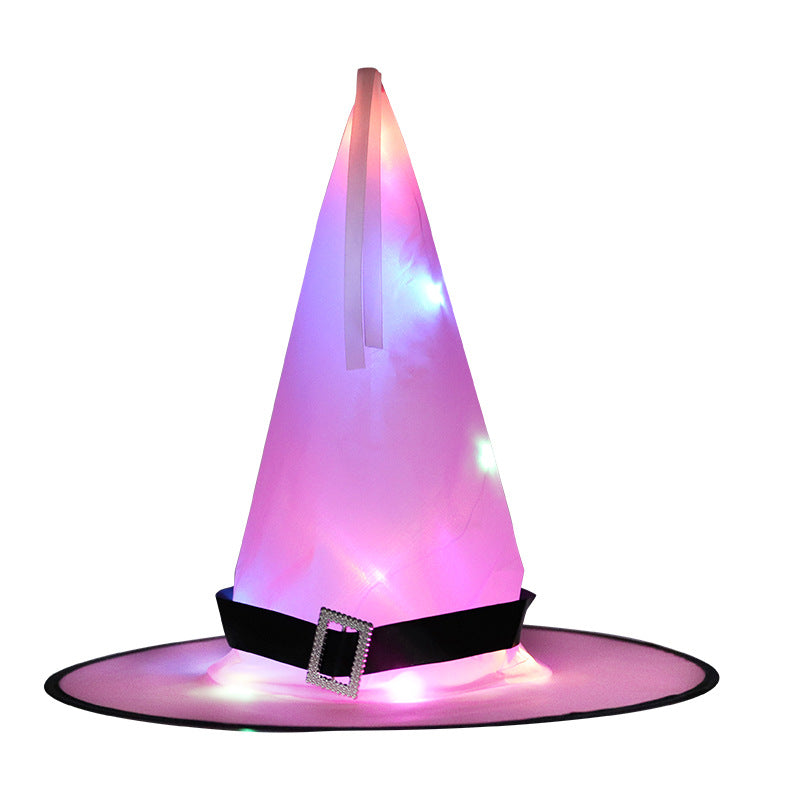 LED Luminous Witch Hat Halloween Party