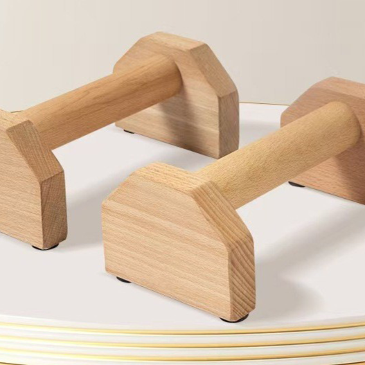 Wooden push-up stand