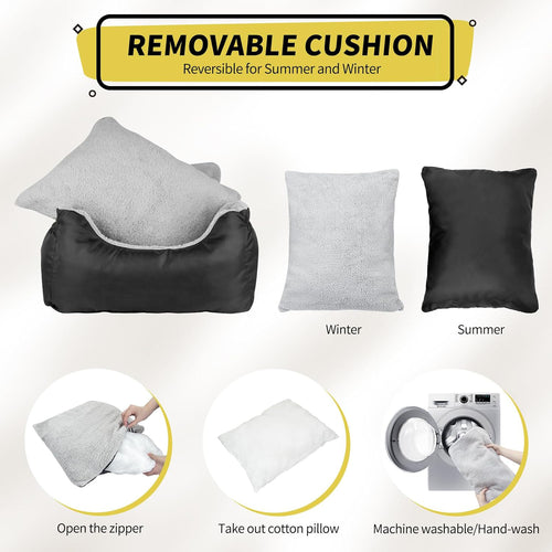 Detachable Washable Pet Car Seat Bed