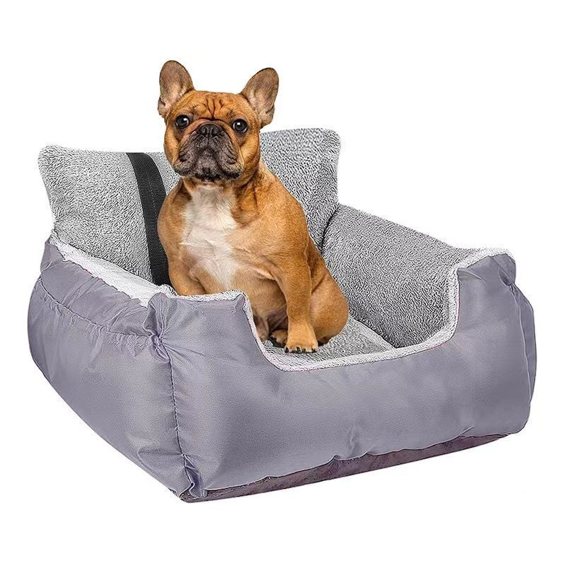 Detachable Washable Pet Car Seat Bed
