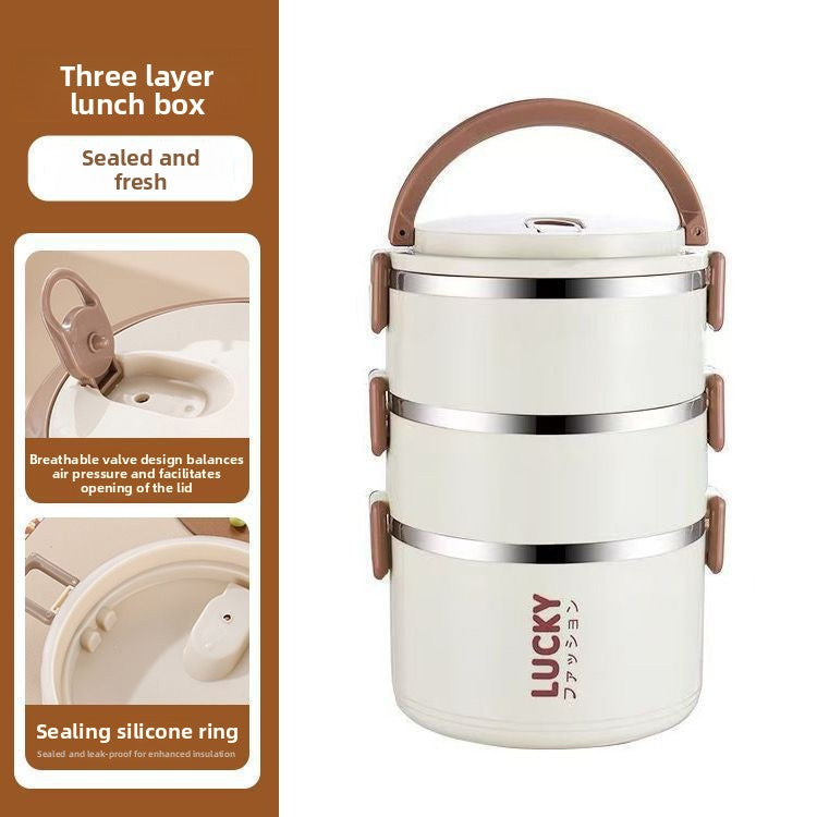 Portable sealed food container
