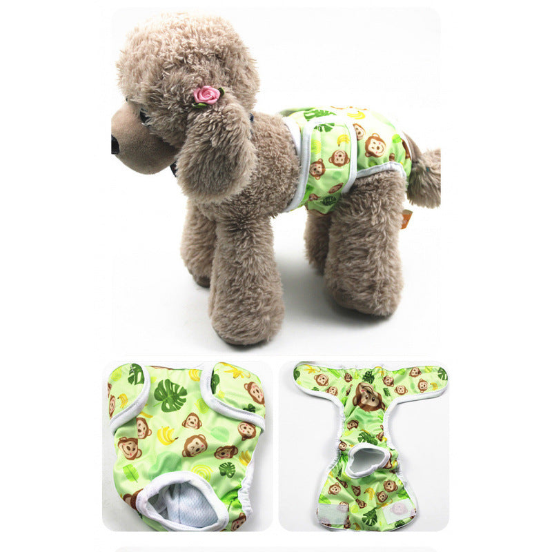 Printed Washable Dog Menstrual Pants